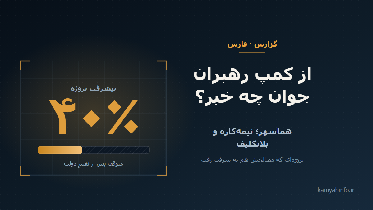 از کمپ رهبران جوان چه خبر؟